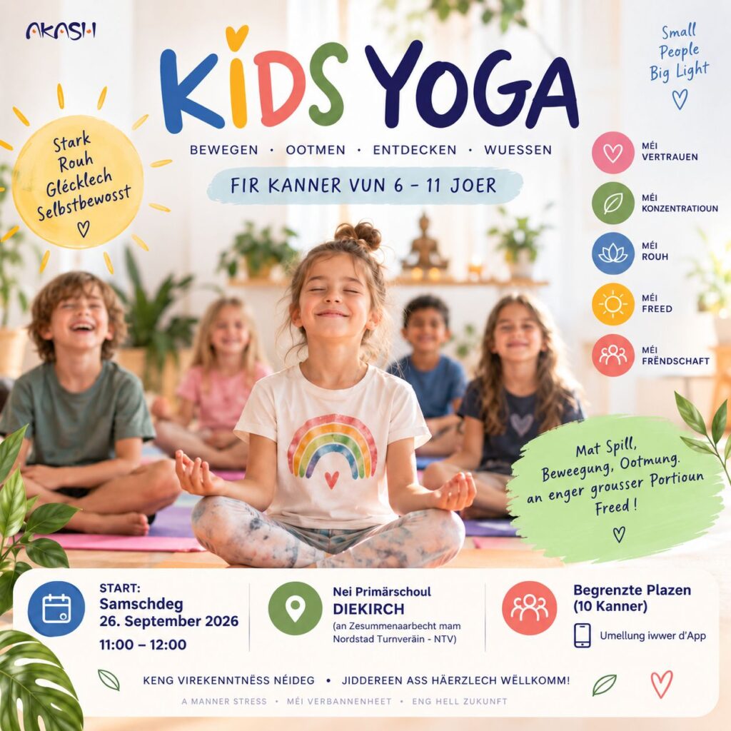 KIDS YOGA Flyer